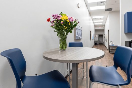 Hallway Sitting Area at Gateway Foundation Skokie