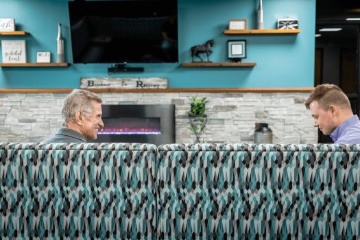 Men sitting on couches at Gateway Foundation Jacksonville