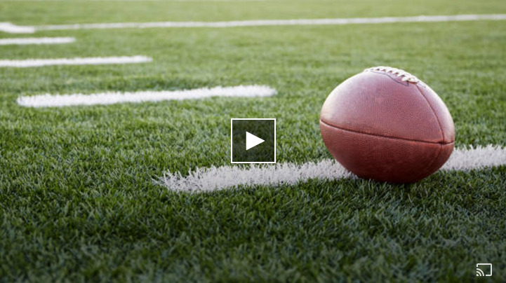 Football on a field